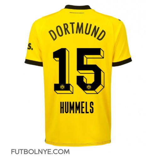 Camiseta Borussia Dortmund Mats Hummels #15 Primera Equipación 2023-24 manga corta